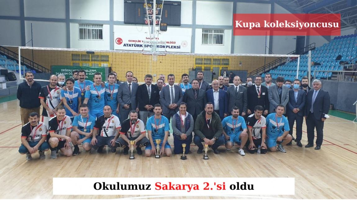 Gönüllerin Şampiyonu Okulumuz Öğretmenler Voleybol Takımımız Finalde Kaybederek Sakarya 2.'si Oldu
